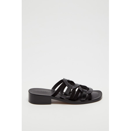 Mules en cuir Very - Noir - 02 - 32088271