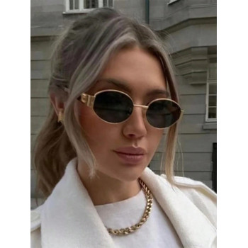 1 pièce Lunettes de mode de forme ovale pour femmes - 38934623