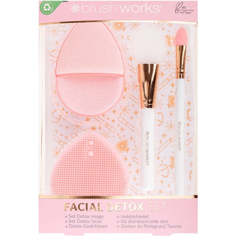 Kit détox - Pinceaux & tampons nettoyants - Visage - 03 - 32786493