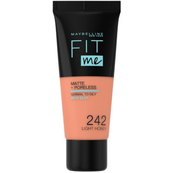 Fond de teint liquide matifiant - Fit Me Matte & Poreless - 242 Light honey - 30 ml - 03 - 32784927