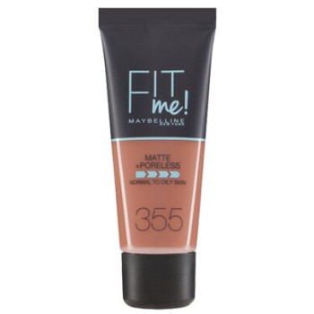 Fond de teint liquide matifiant - Fit Me Matte & Poreless - 355 Noix de Pécan - 30 ml - 03 - 32795006