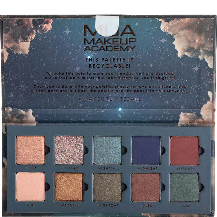 Palette de 10 ombres à paupières - Nocturnal - 03 - 32832425