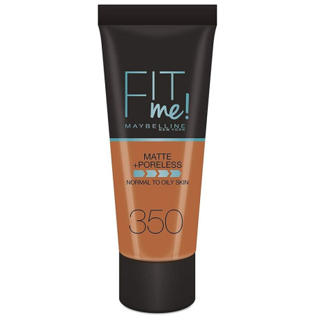 Fond de teint liquide matifiant - Fit Me Matte & Poreless - 350 Caramel - 30 ml - 03 - 32878636