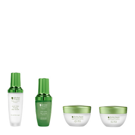 Routine raffermissante & lissant bio - Aloe vera & acide hyaluronique - Visage - 4 produits - 03 - 32829780