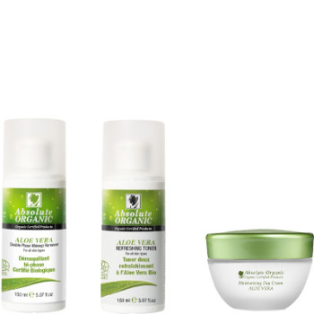 Routine nettoyante & hydratante bio - Aloe vera - Visage - 3 produits - 03 - 32829781