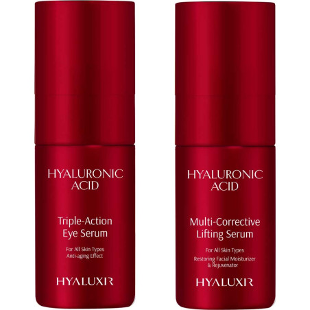 Sérum liftant multi-correcteur & sérum contour des yeux triple action - Acide hyaluronique & vitamine C - 2 x 30 ml - 03 - 32832977