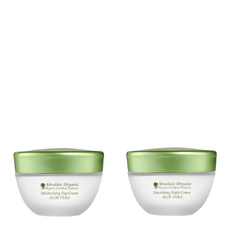 Crèmes de jour & nuit hydratante bio - Aloe vera - Visage - 2 x 50 ml - 03 - 32829776