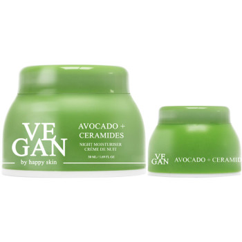 Crème de nuit hydratante & crème contour des yeux - Avocat & céramides - Visage - 03 - 32798450