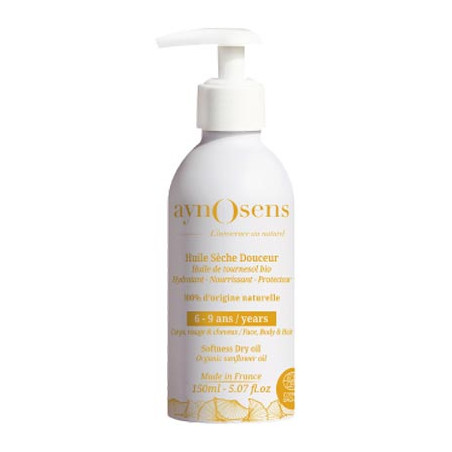 Huile sèche apaisante - Huile de tournesol bio - Corps & cheveux - Enfant - 150 ml - 03 - 32831263