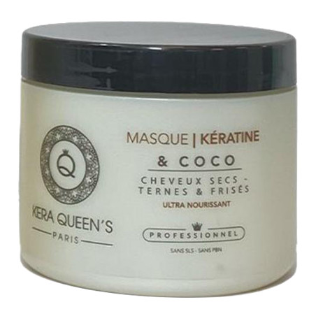 Masque ultra-nourrissant - Kératine & coco - Cheveux ternes, secs & frisés - 500 ml - 03 - 32786687