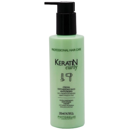 Crème anti-frisottis - Keratin Curly - Cheveux bouclés ou frisés - 200 ml - 03 - 32796951