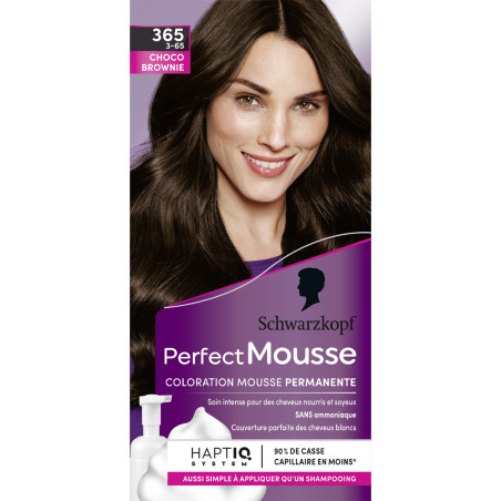 Kit coloration permanente - Perfect mousse - 365 Choco brownie - 03 - 32784819