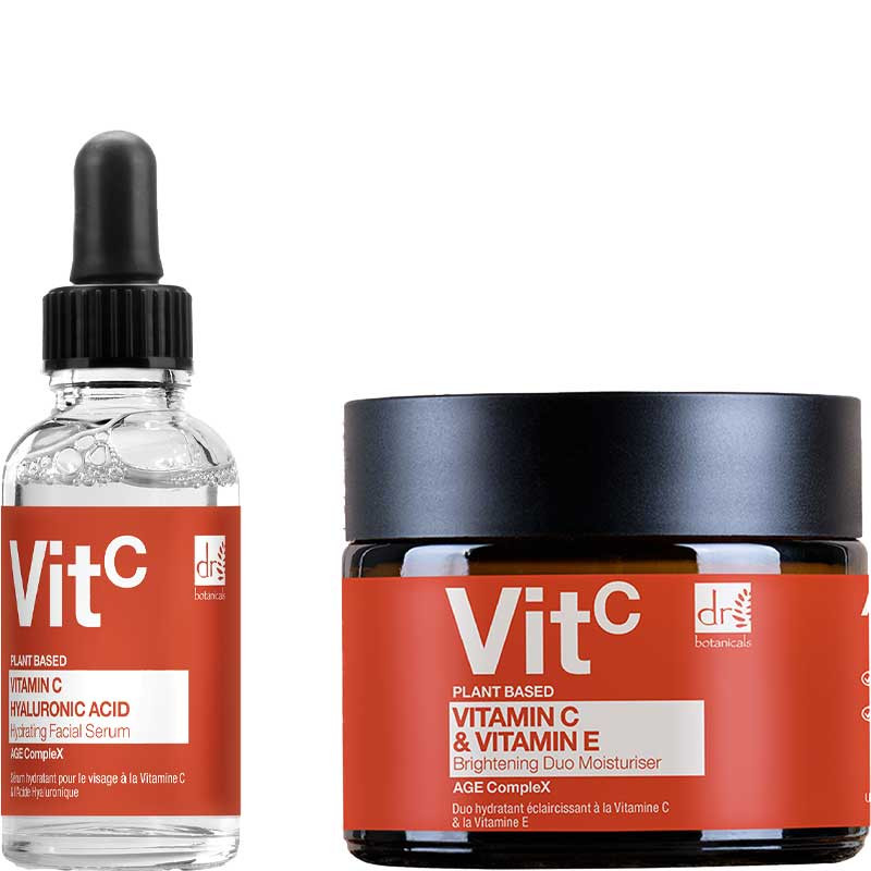 Sérum & Crème hydratante - Vitamine C, Acide hyaluronique & Vitamine E - Visage - 30 + 60 ml  - 03 - 32869867