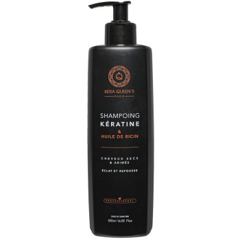 Shampoing éclat & repousse - Kératine & ricin - Cheveux secs & abîmés - 500 ml - 03 - 32785039