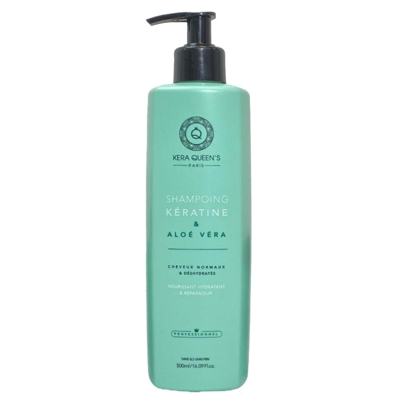 Shampoing nourrissant & réparateur - Kératine & aloe vera - Cheveux normaux & déshydratés - 500 ml - 03 - 32785042