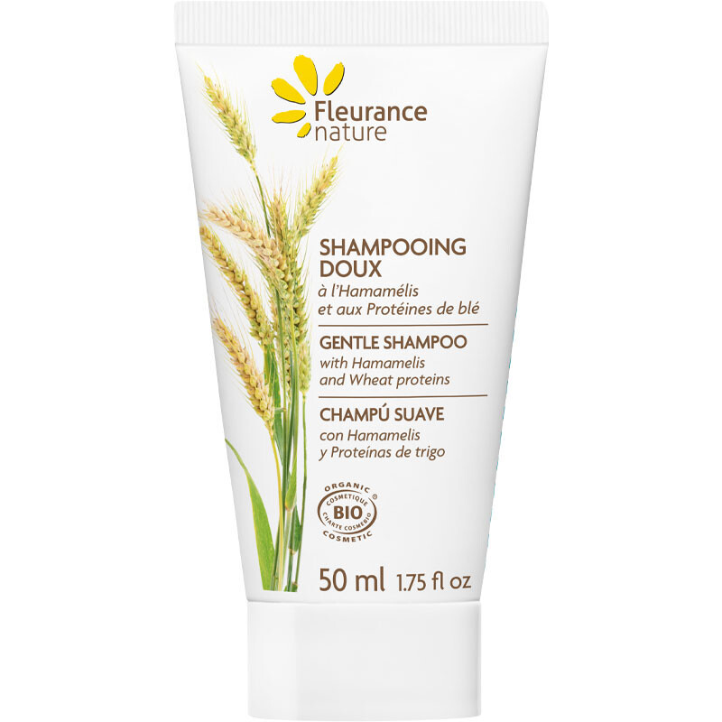 Shampoing doux bio - Fleur d hamamélis & protéines de blé - Tous types de cheveux - 50 ml - 03 - 32795790