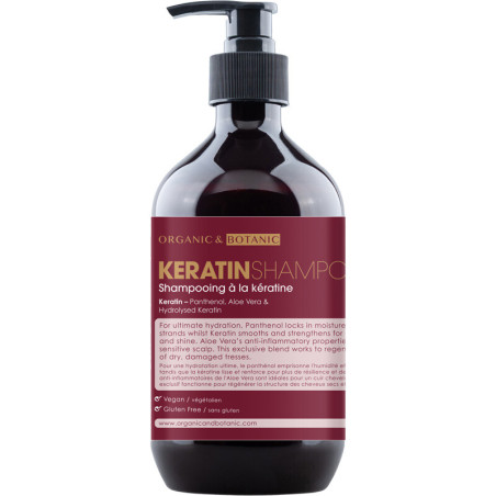 Shampoing clarifiant - Kératine - Cheveux abîmés - 500 ml - 03 - 32795791