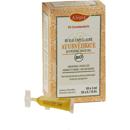 Huile ayurvédique hydratante bio - Cheveux - 30 x 5 ml - 03 - 32797876