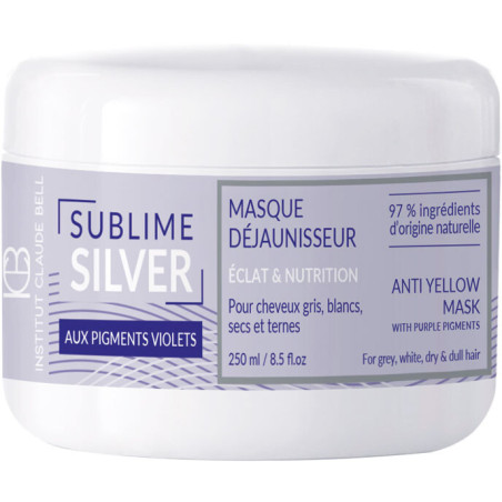 Masque violet - Sublime silver - Cheveux gris, blancs, secs & ternes - 250 ml - 03 - 32795793