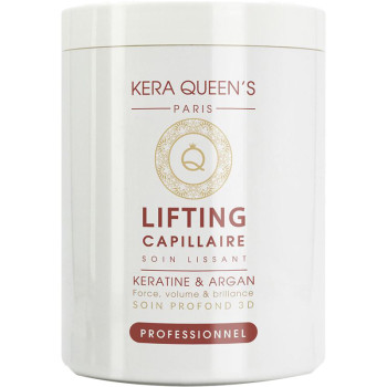 Masque lifting capillaire force, volume & brillance - Kératine & argan - Cheveux abîmés - 1 L - 03 - 32828536