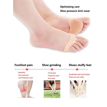 Nid D'Abeille En Silicone Avant-pied Tampon Pour Chaussures À Talons Hauts Et Demi Taille Chaussures , Pour Femme Anti-Dérapant Pied À Prévenir Affûtage Pieds - 17260918