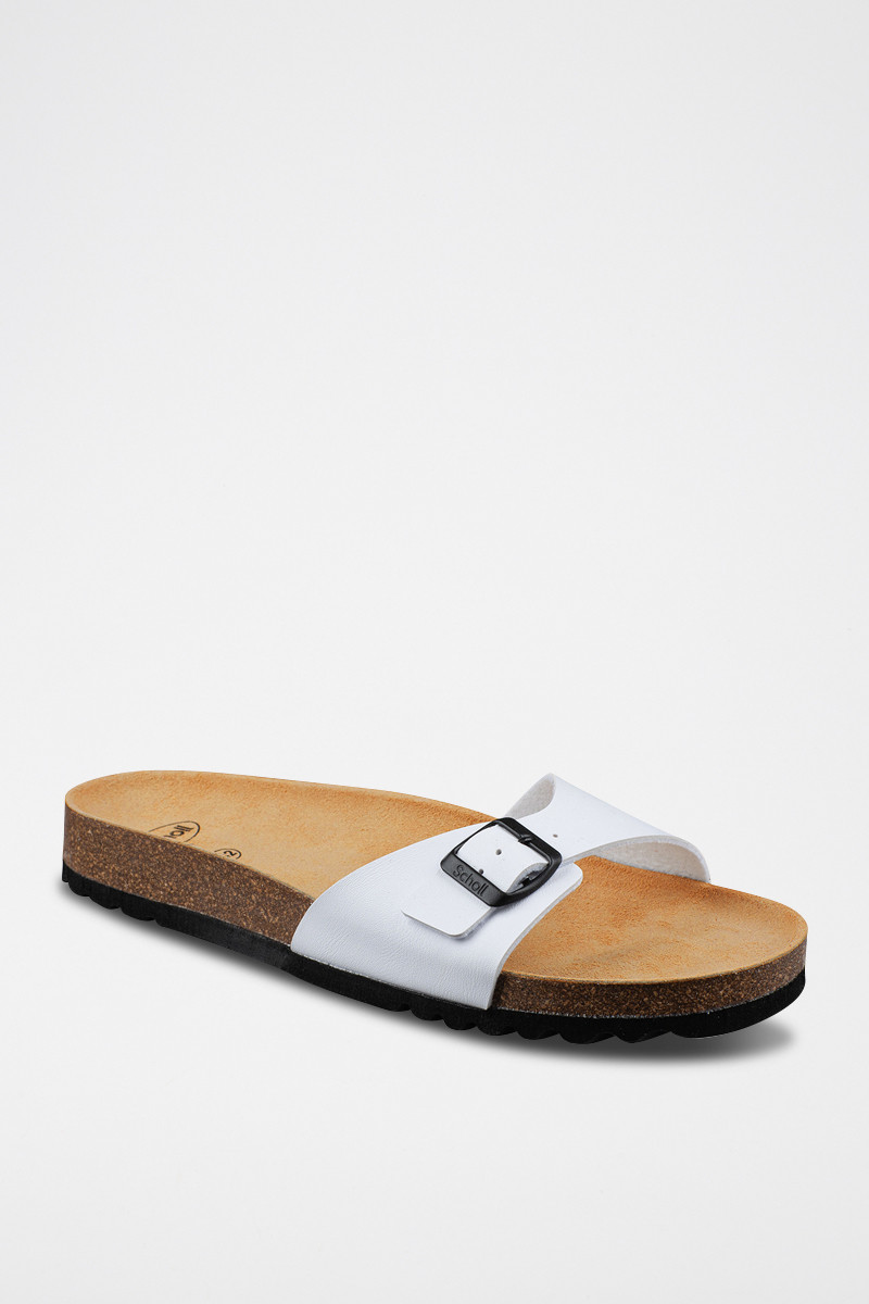 Mules Simon - Blanc et noir - 02 - 32897896