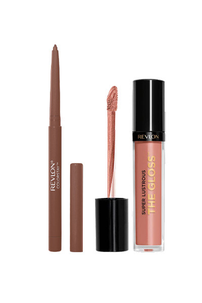 Kit lèvres - Gloss & crayon - Nude brillant - 03 - 32983759