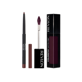 Crayon à lèvres Plum & Rouge à lèvres liquide - 022 Black Cherry - 03 - 32983762