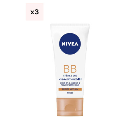 BB crèmes hydratantes - Peaux médiums - SPF 15 - 3 x 50 ml	 - 03 - 32985916