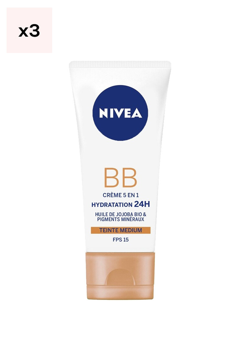 BB crèmes hydratantes - Peaux médiums - SPF 15 - 3 x 50 ml	 - 03 - 32985916