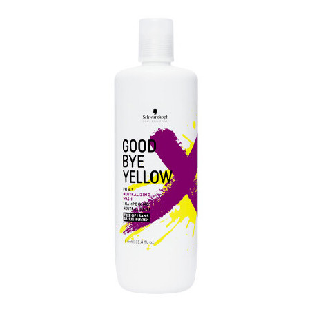 Shampoing neutralisant - Goodbye Yellow - Blonds clairs à blonds moyens - 1 L - 03 - 32908272