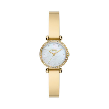 Montre à quartz en acier et nacre Tillie Mini - 02 - 32893301