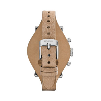 Montre à quartz en cuir Boyfriend - Beige - 02 - 32893334