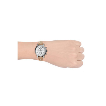 Montre à quartz en cuir Boyfriend - Beige - 02 - 32893334