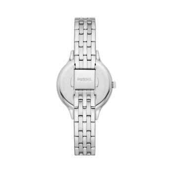 Montre à quartz en acier - Argenté - 02 - 32893364