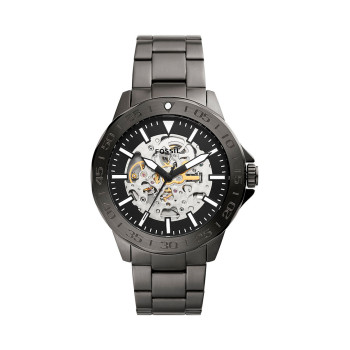 Montre automatique en acier Bannon - Gris - 02 - 32893405