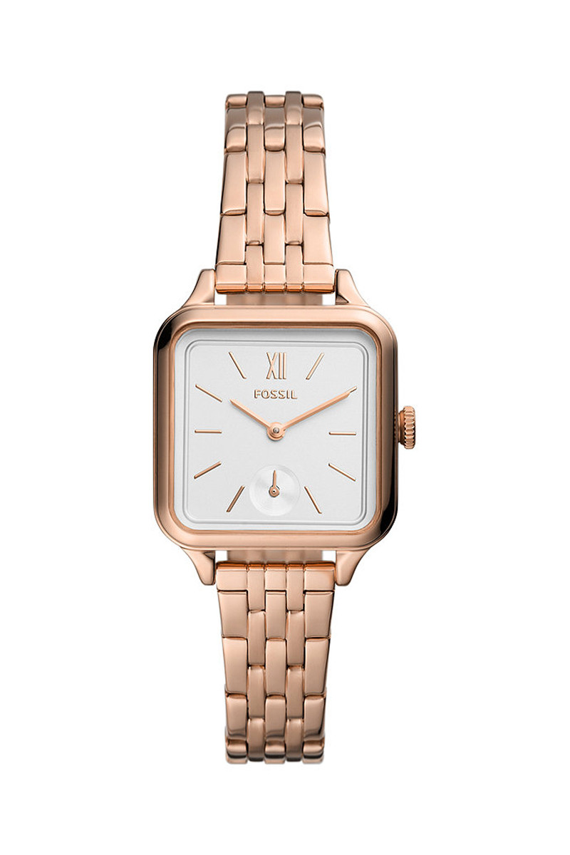 Montre à quartz en acier Raquel - Doré rose - 02 - 32893415