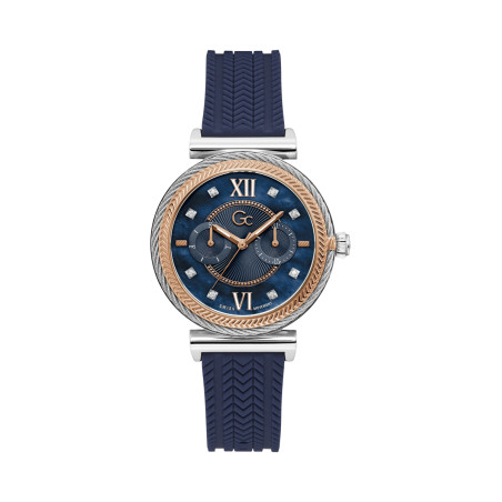 Montre à quartz en silicone, nacre et ornée de cristaux Swarovski - 02 - 32893447