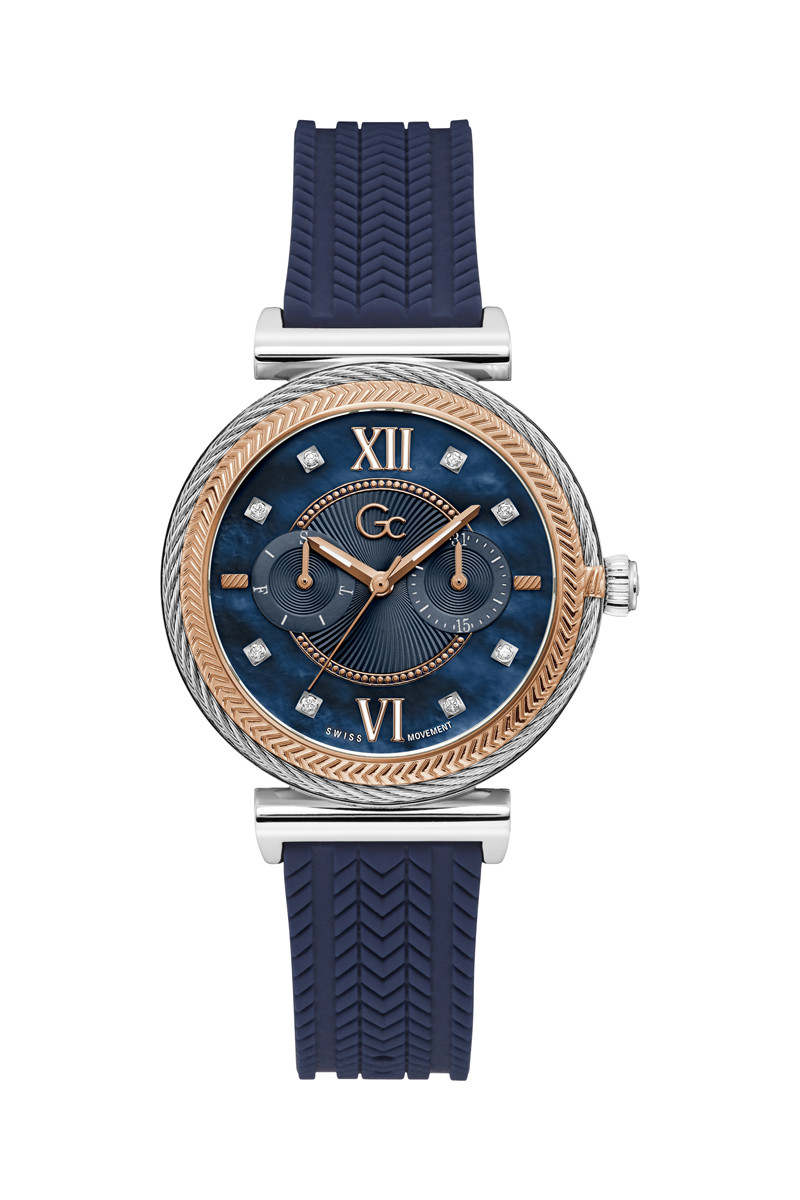 Montre à quartz en silicone, nacre et ornée de cristaux Swarovski - 02 - 32893447