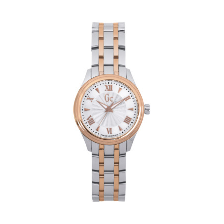 Montre à quartz en acier - Doré rose et argenté - 02 - 32893460