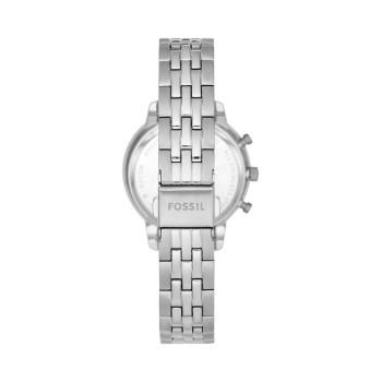 Montre à quartz en acier - Chronographe - Argenté - 02 - 32893650