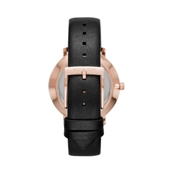 Montre à quartz en cuir Pyper - Doré et noir - 02 - 32893661