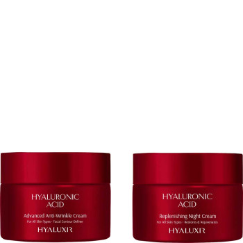 Crème anti-rides & crème de nuit régénératrice - Acide hyaluronique - Visage - 2 x 50 ml - 03 - 32995687