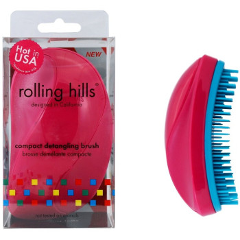 Brosse démêlante - Rose & bleu - 03 - 32844761