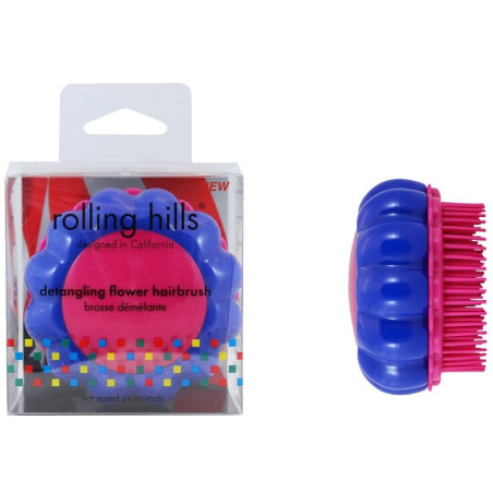 Brosse démêlante fleur - Bleu foncé - 03 - 32844762