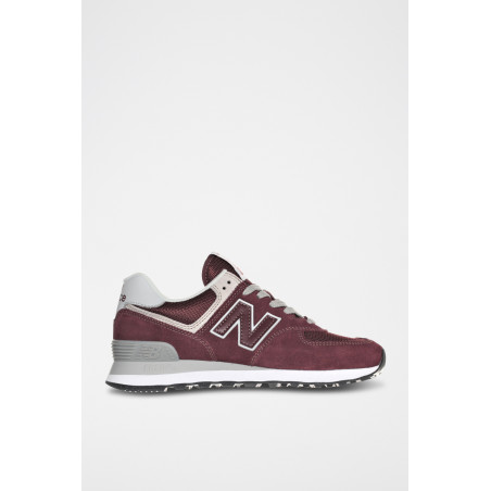 Sneakers en nubuck 574 - Bordeaux - 02 - 32922476