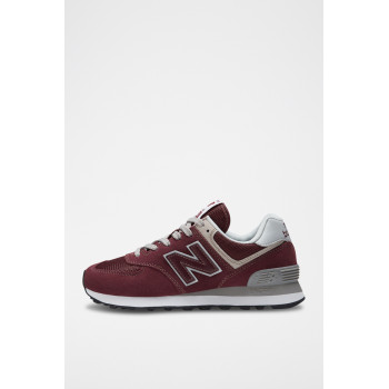 Sneakers en nubuck 574 - Bordeaux - 02 - 32922476