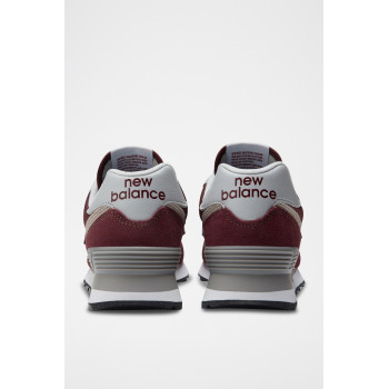 Sneakers en nubuck 574 - Bordeaux - 02 - 32922476