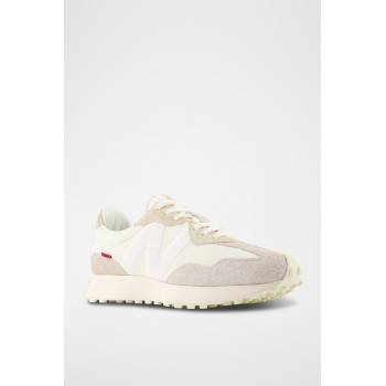 Sneakers en nubuck 327 - Blanc - 02 - 32922441