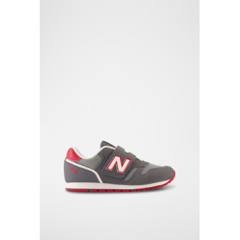 Sneakers 373 - Gris et rouge - 02 - 32922591